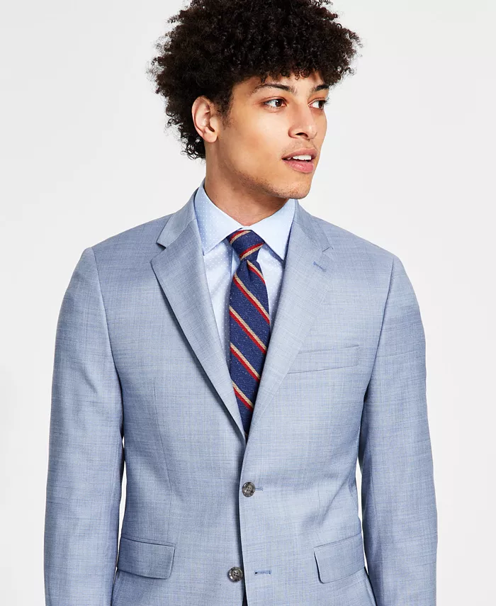 Men's Extra Slim Wool Blend Suit Jacket - thumbnail 3