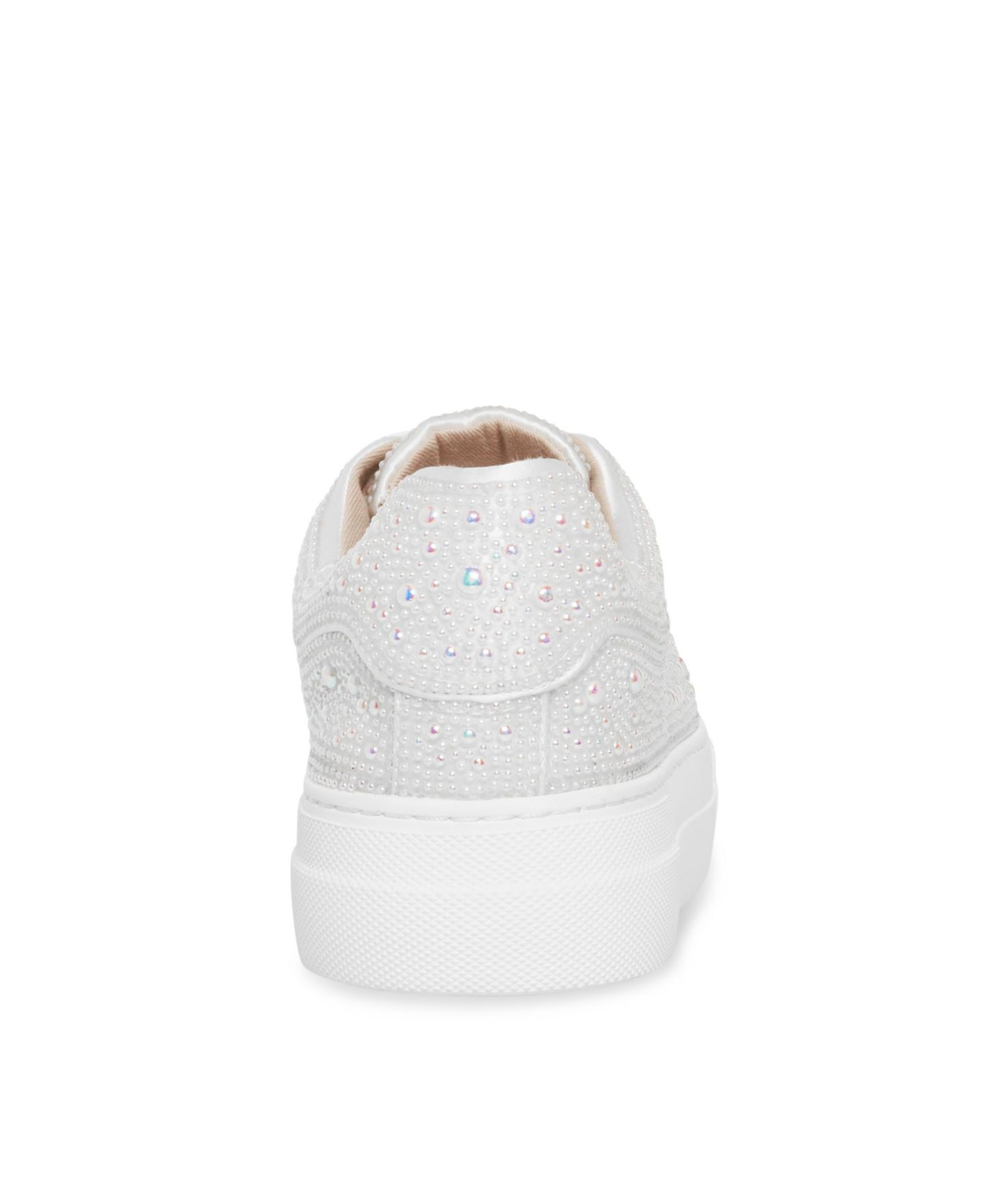Женские кроссовки Betsey Johnson Sidny Lace-Up Rhinestone Platform, цвет: Жемчужный — фото 3