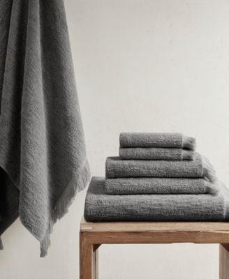 CLOSEOUT! Ink &amp; Ivy Nova Dobby Slub 6 Piece Cotton Towel Set