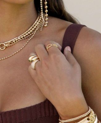 18K Gold Timeless Glamour Women's Ring Set