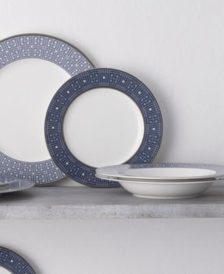 Infinity Blue 4 Piece Salad Plate Set, Service for 4