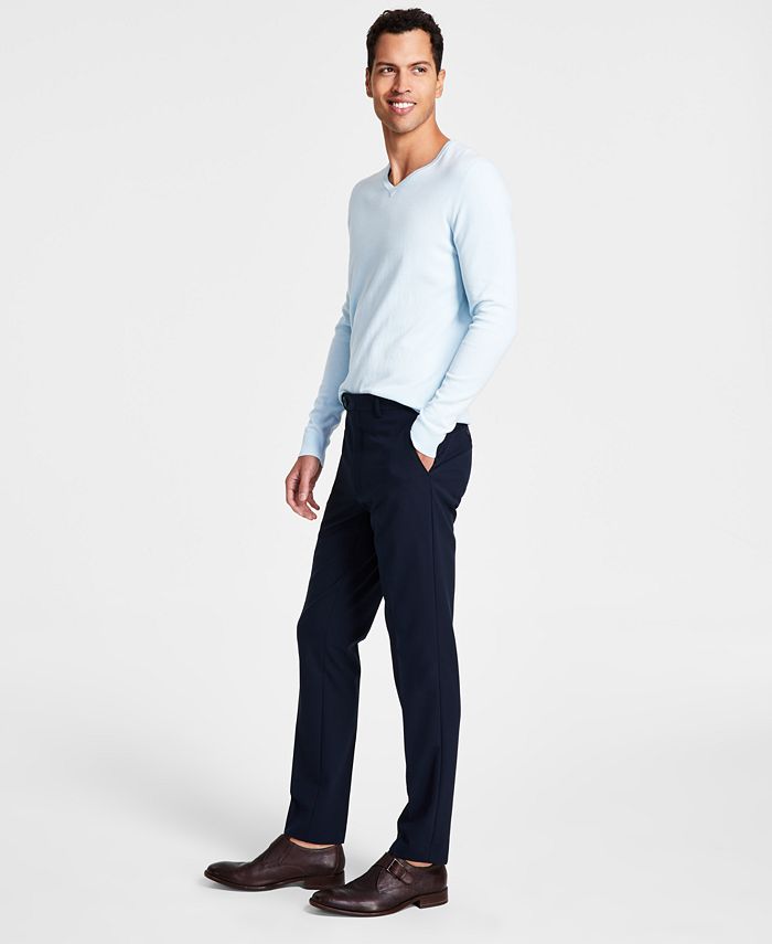 Skinny Fit Check Trousers Style Outfit - Your Average Guy