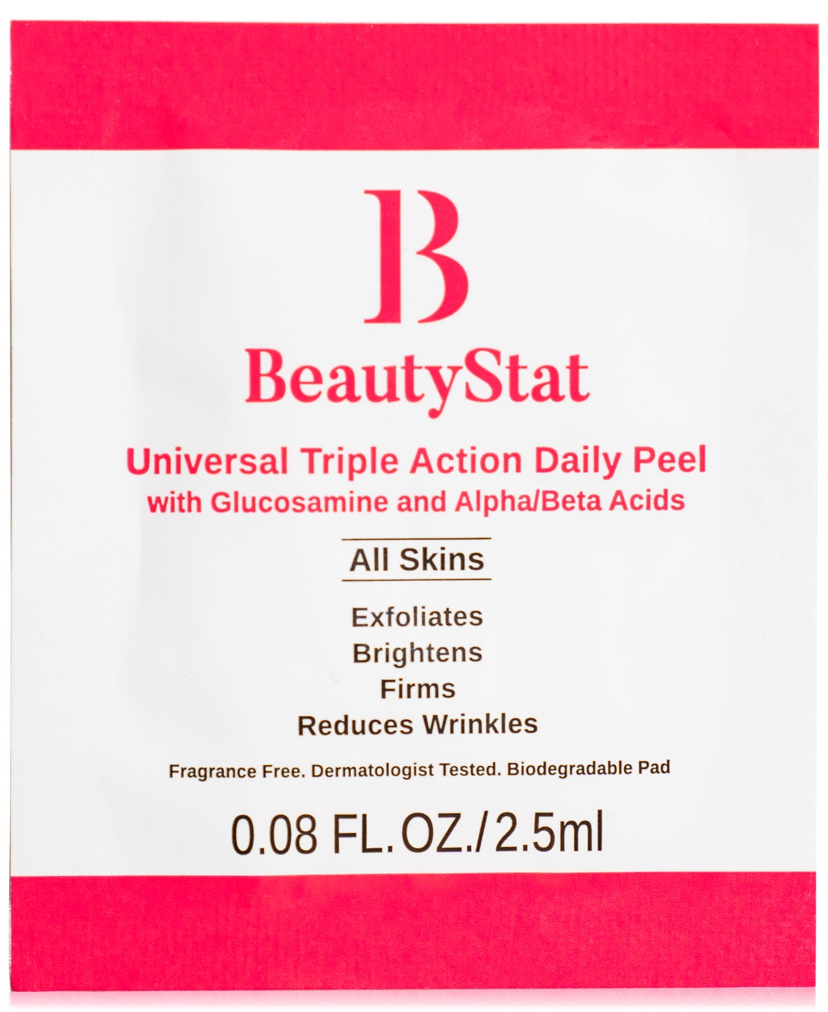BeautyStat Triple Action One-Step Daily Exfoliating Peel Pad