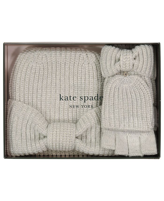 kate spade new york Women's Hat and Glove Gift Set Macy's