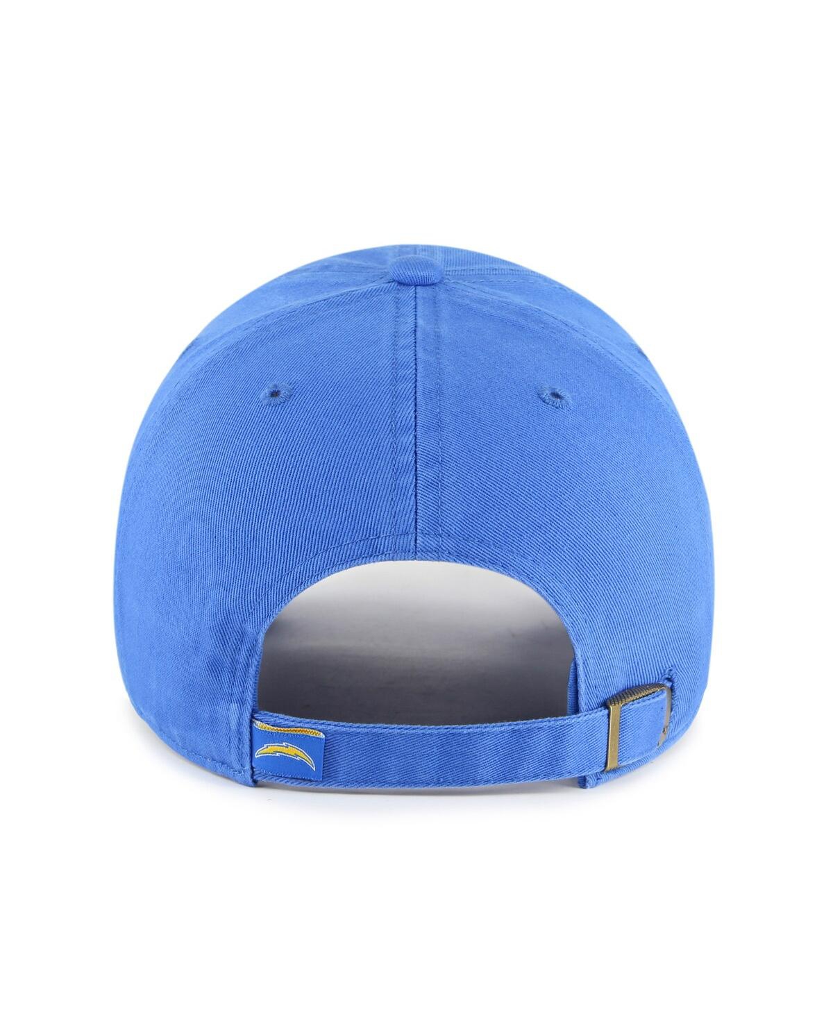 Shop 47 Brand Men's '47 Powder Blue Los Angeles Chargers Clean Up Script Adjustable Hat