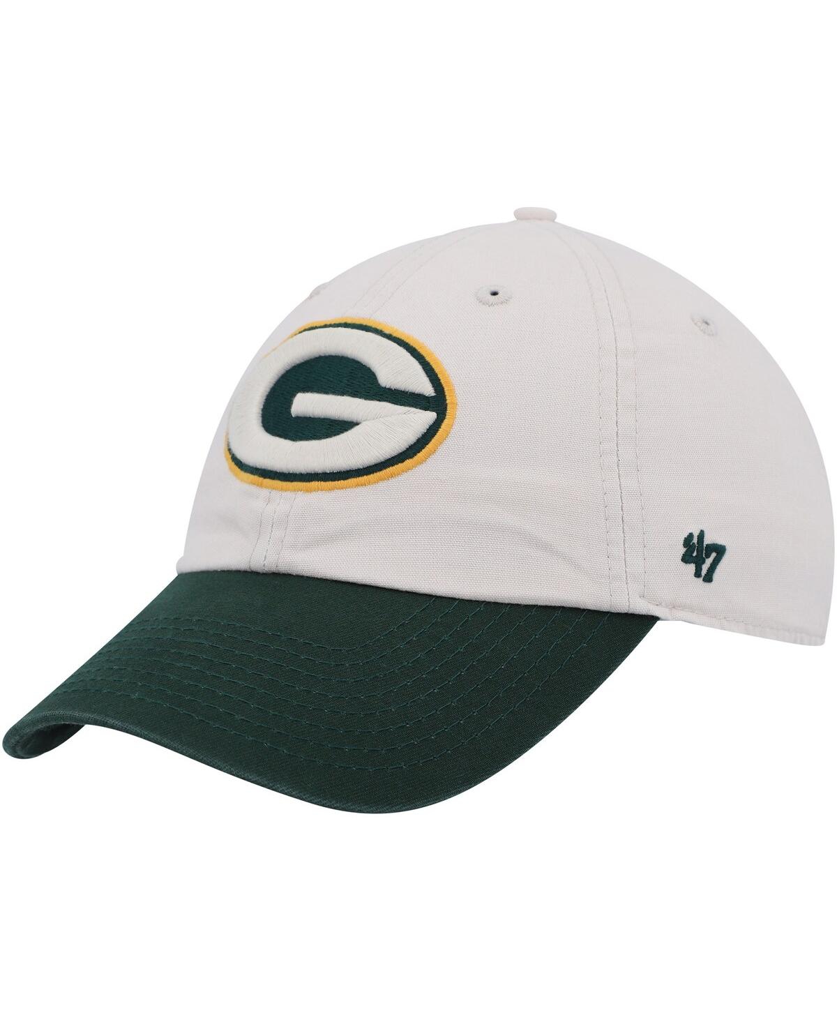 Men's '47 Green Green Bay Packers Sidestep Clean Up Adjustable Hat - Green