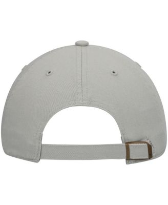 Men's Gray Washington Commanders Script Clean Up Adjustable Hat