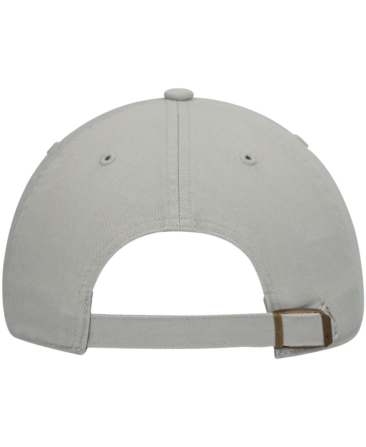 47 Brand Men's ' Gray Washington Commanders Script Clean Up Adjustable Hat In Gray