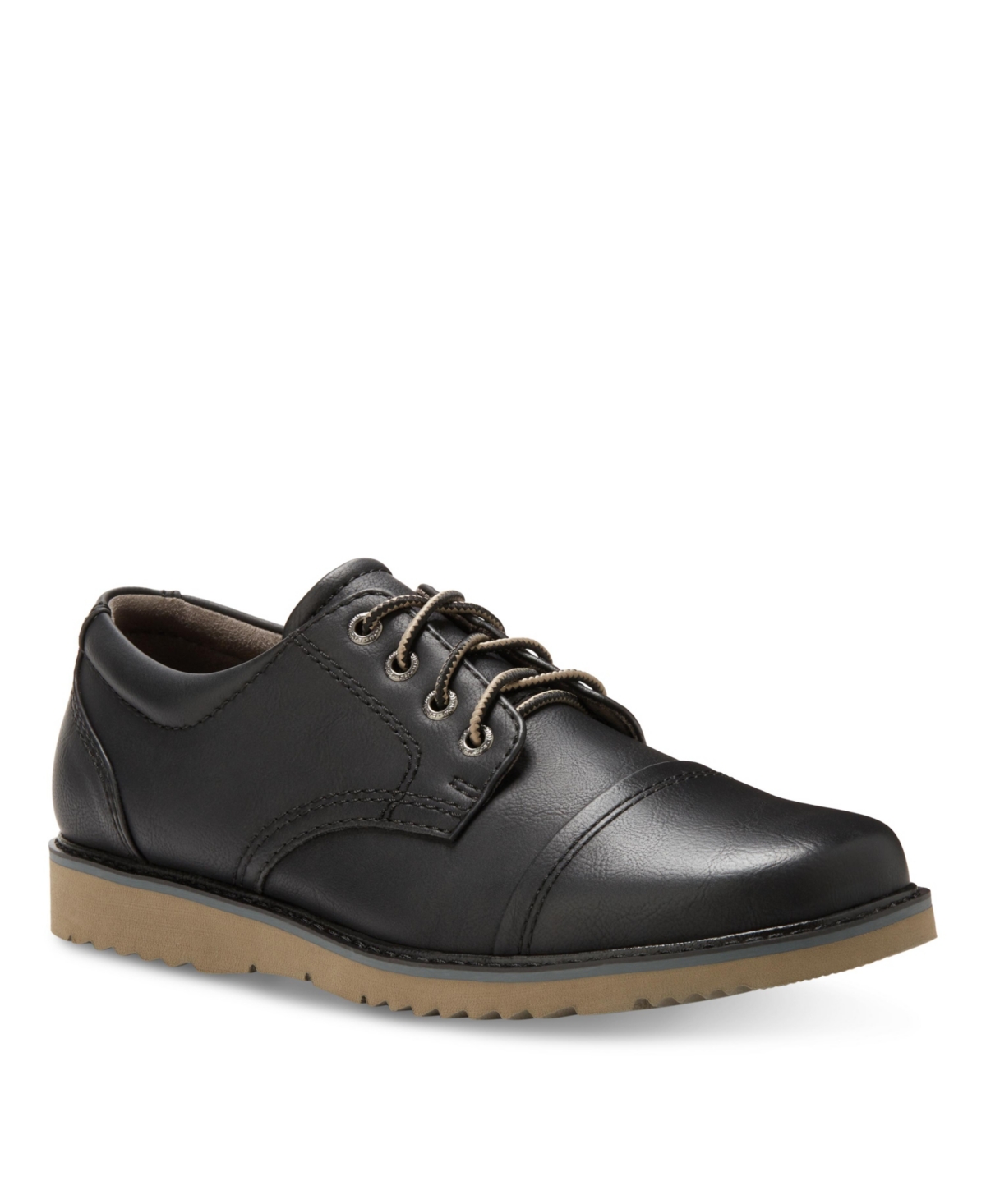 Shop Eastland Shoe Men's Ike Cap Toe Oxford Shoes In Black