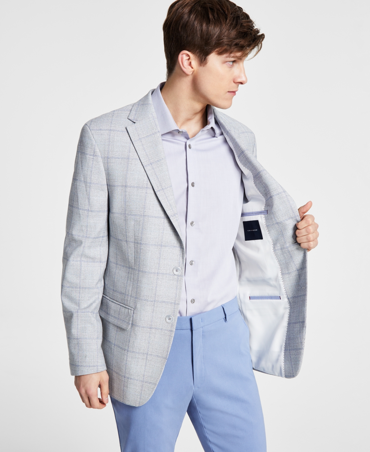 Tommy Hilfiger Men's Modern-Fit Glen Plaid Sport Coat