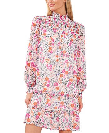 Frame smocked top shift dress