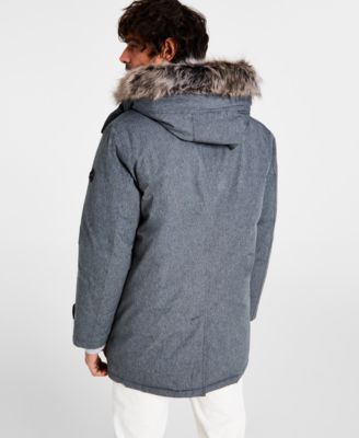 Men's Hooded Bib Snorkel Parka Coat, Created for Macy's