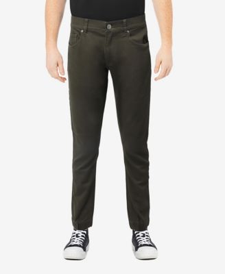 Men's Elastic Waist Jogger Twill Pants