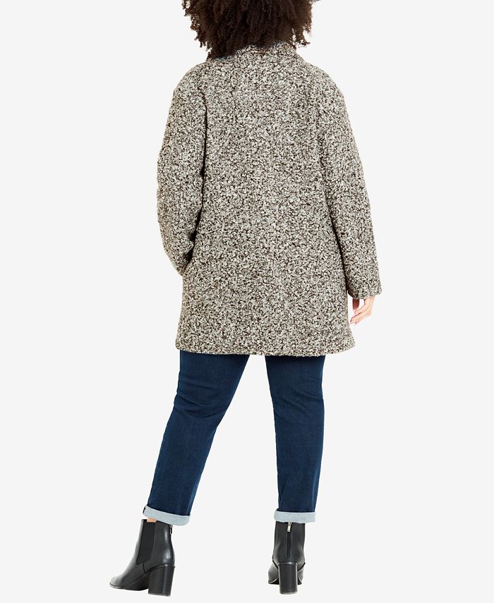 Blazer Textured Avenue Taille Plus 14/16 - Bordeau - Neuf Sans étiquettes