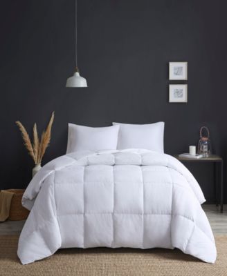 Sleep Philosophy Heavy Warmth Goose Feather Down Oversize Comforter Collection In White