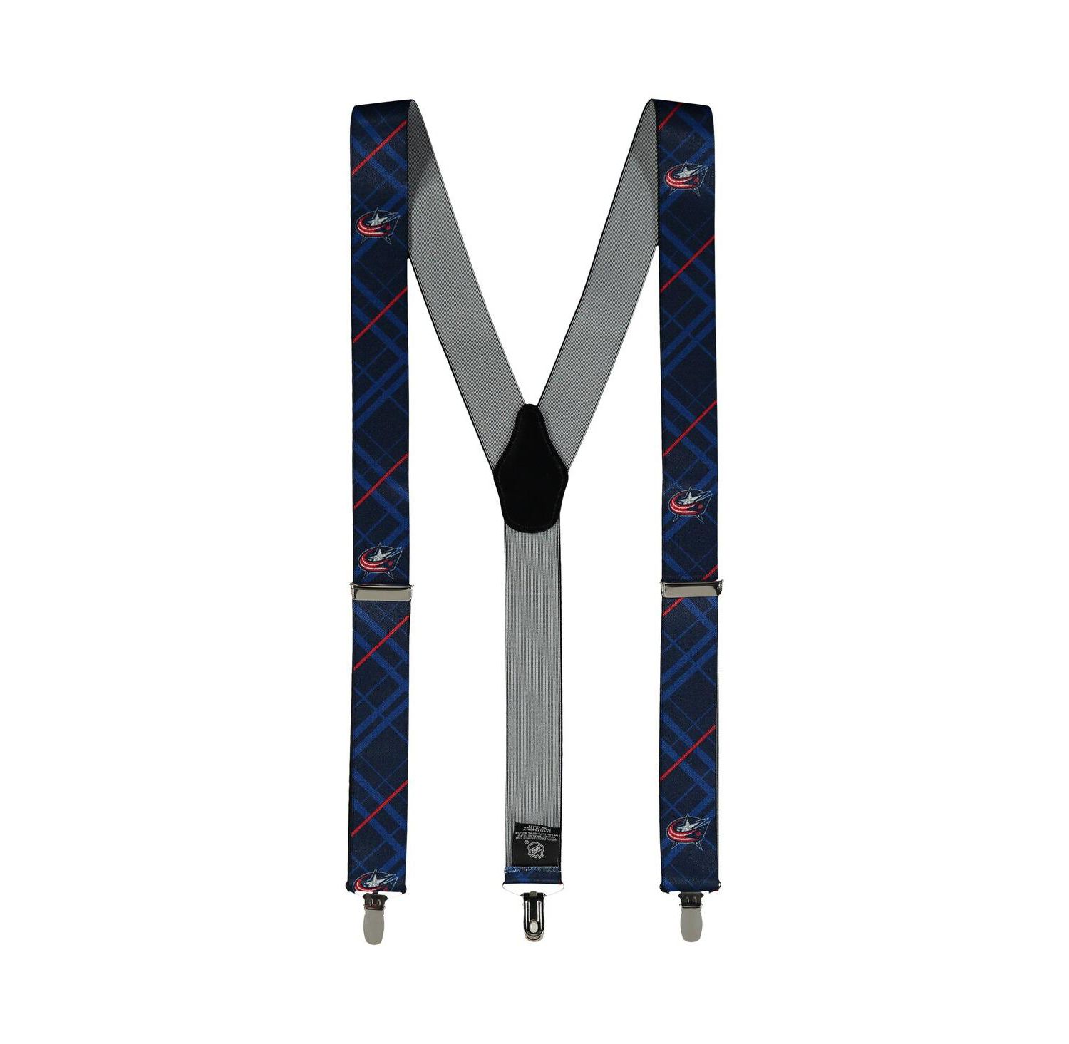 Men's Blue Columbus Blue Jackets Suspenders