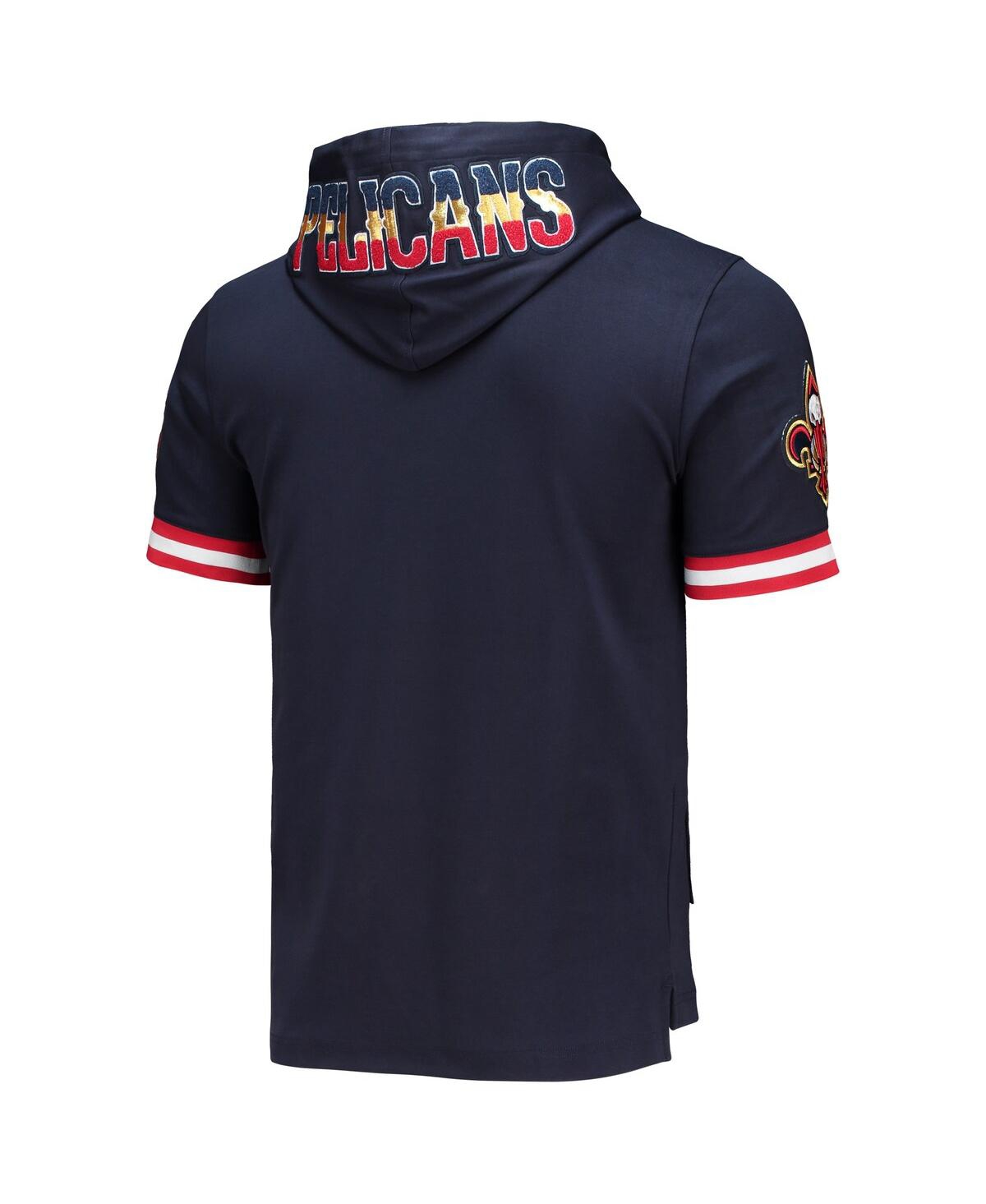 Pro Standard Men's  Zion Williamson Navy New Orleans Pelicans Name And Number Short Sleeve Pullover H In Navy