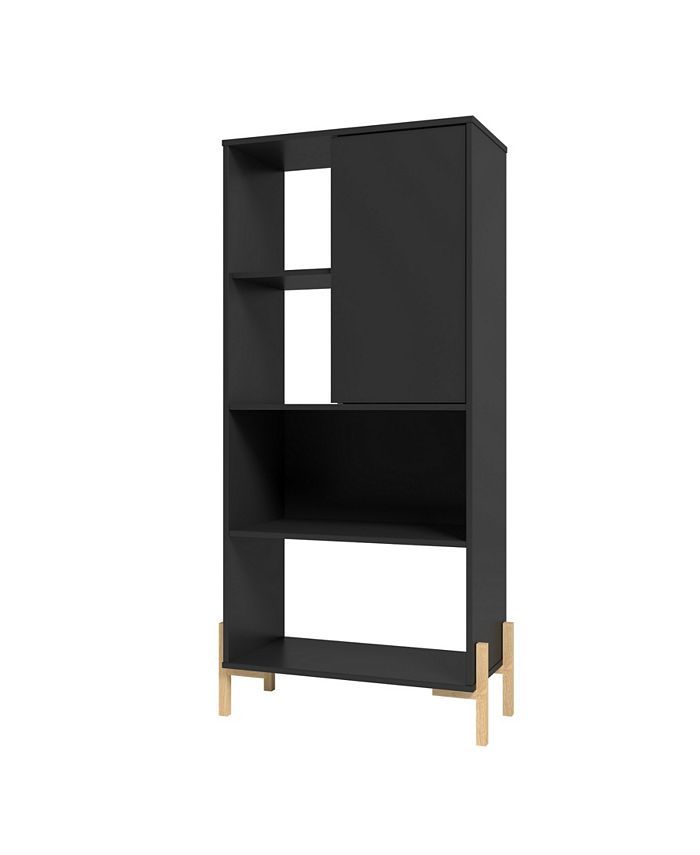 Manhattan Comfort Bowery Bookcase & Reviews Furniture Macy's