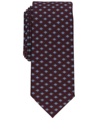 Alfani - Men's Oak Geo-Print Tie