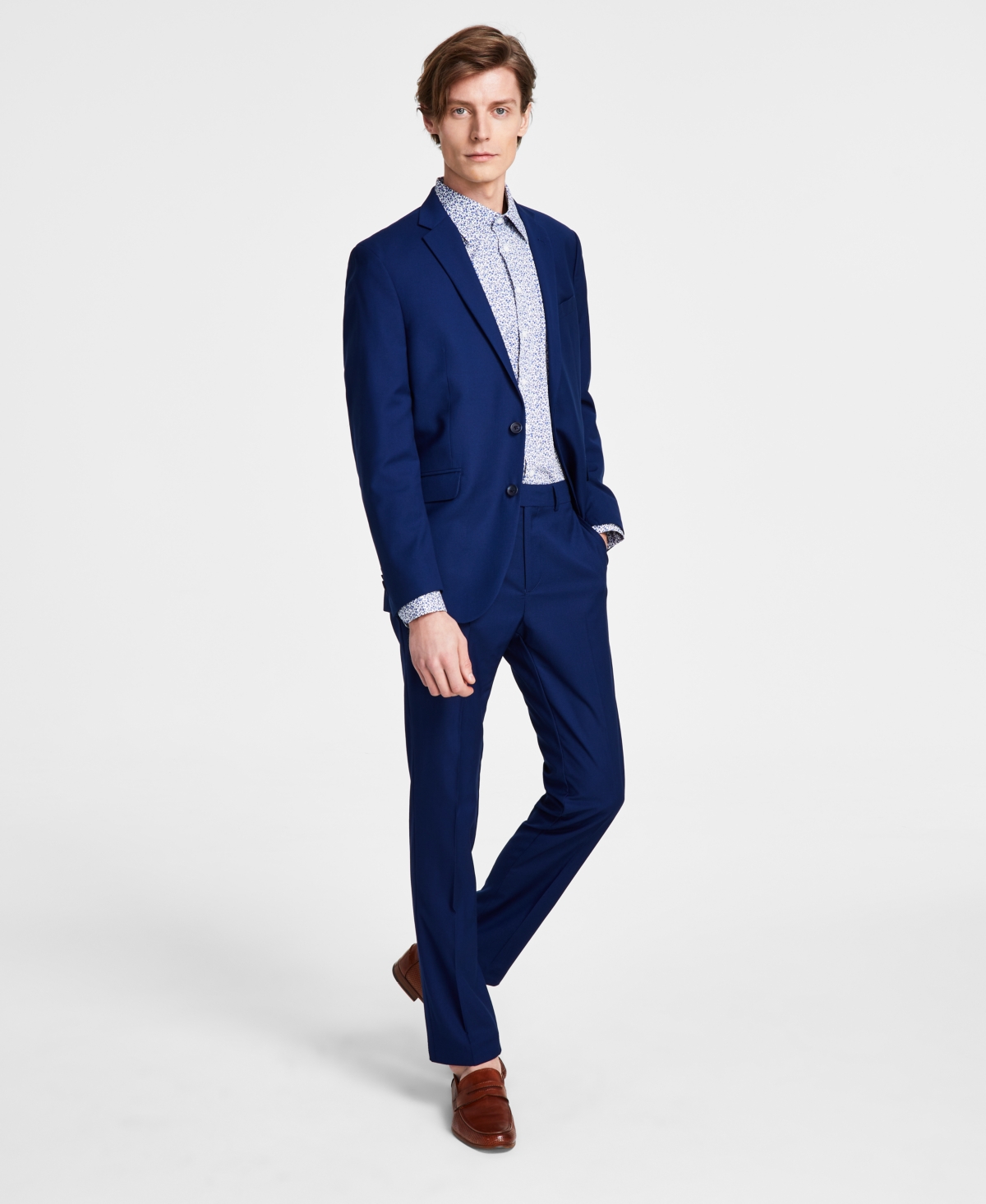 Men's Ready Flex Slim-Fit Suit - Blue