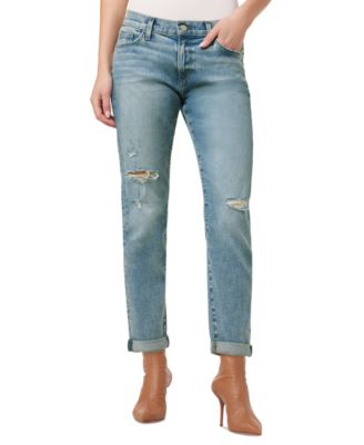 Joe's Jeans - Women's The Bobby Ripped Mid-Rise Boyfriend Jeans