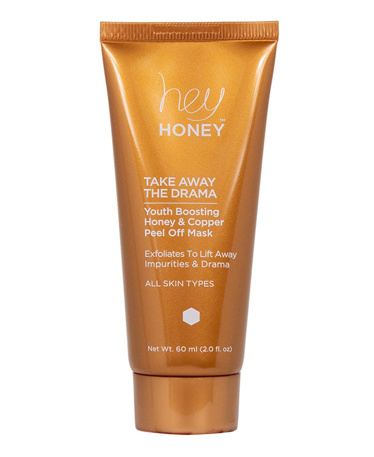 Take Away The Drama Youth Boosting Honey and Copper Peel Off Mask, 60 ml