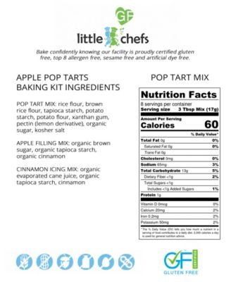 Apple Pop Tarts Gluten Free Baking Kit
