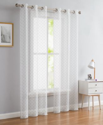 Dainty Home Sprinkles Panel Pair Collection In White