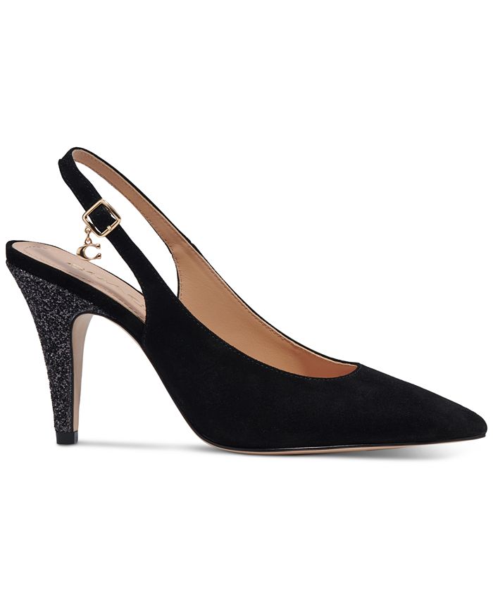 COACH Women's Sutton PointedToe Slingback Pumps Macy's