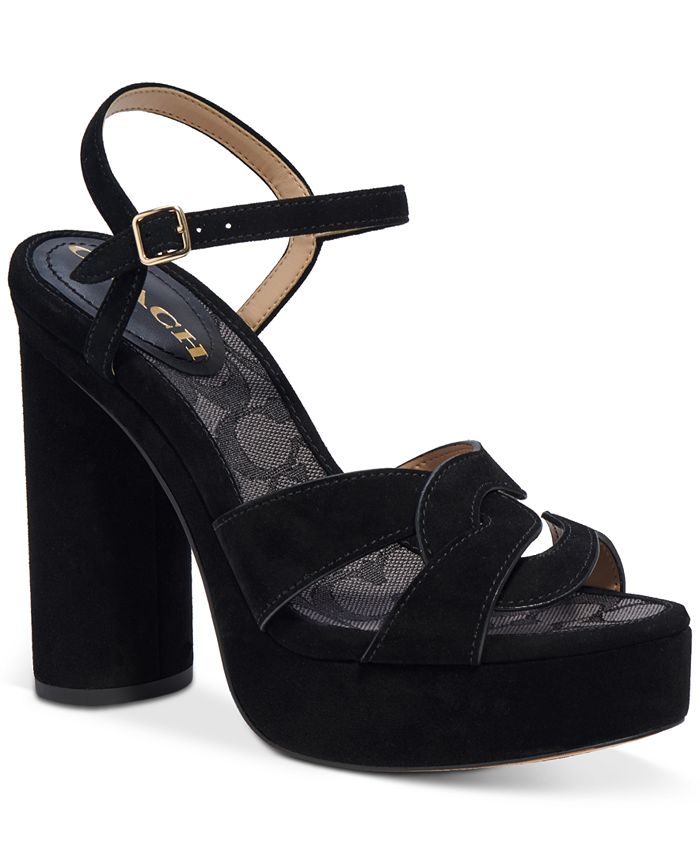 COACH Women's Talina Platform Dress Sandals & Reviews - Sandals - Shoes -  Macy's