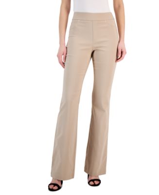 I.N.C. International Concepts Women's High-Rise Pull-On Flare-Leg Pants,  Created for Macy's - Macy's