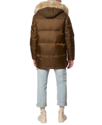 Men's Tripp Oxford Poly & Faux Wool Combo Down Parka