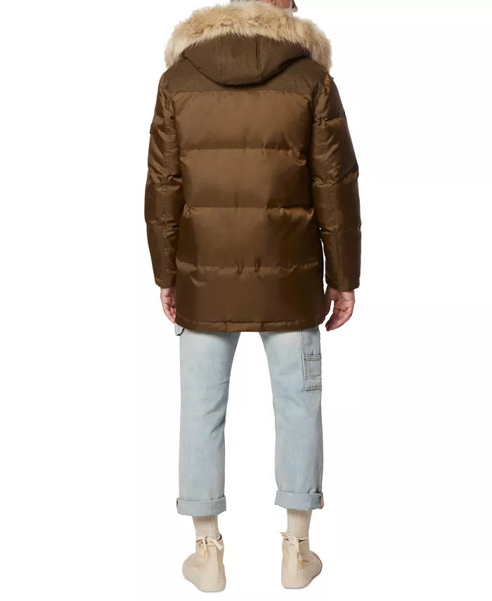 Men's Tripp Oxford Poly & Faux Wool Combo Down Parka - thumbnail 2
