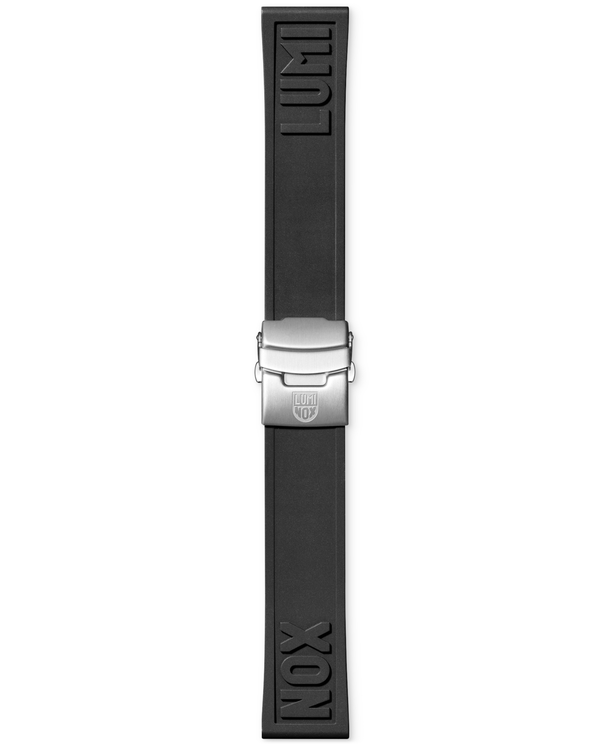 Luminox Interchangeable Black Rubber Watch Strap In No Color