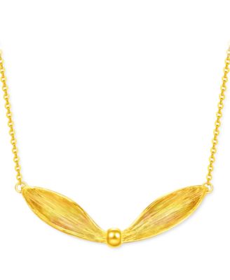 Chow Tai Fook - Year of the Rabbit Ears 18" Statement Necklace in 24k Gold