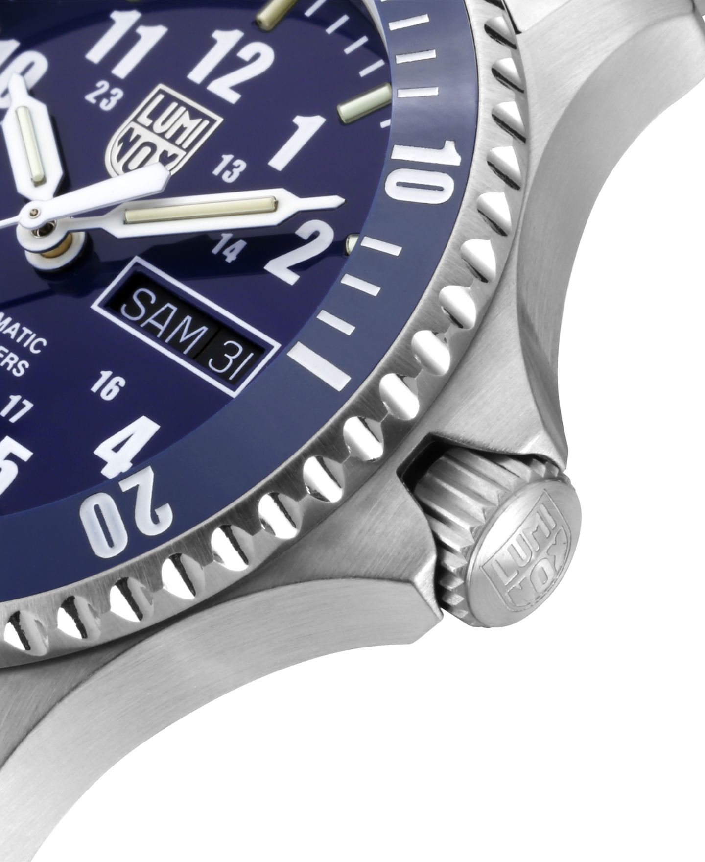 Мужские часы Luminox Swiss Automatic Sport Timer Stainless Steel Bracelet Watch 42mm — фото 2