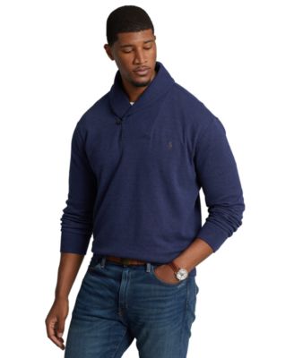 Polo Ralph Lauren - Men's Big & Tall Luxury Jersey Shawl-Collar Pullover