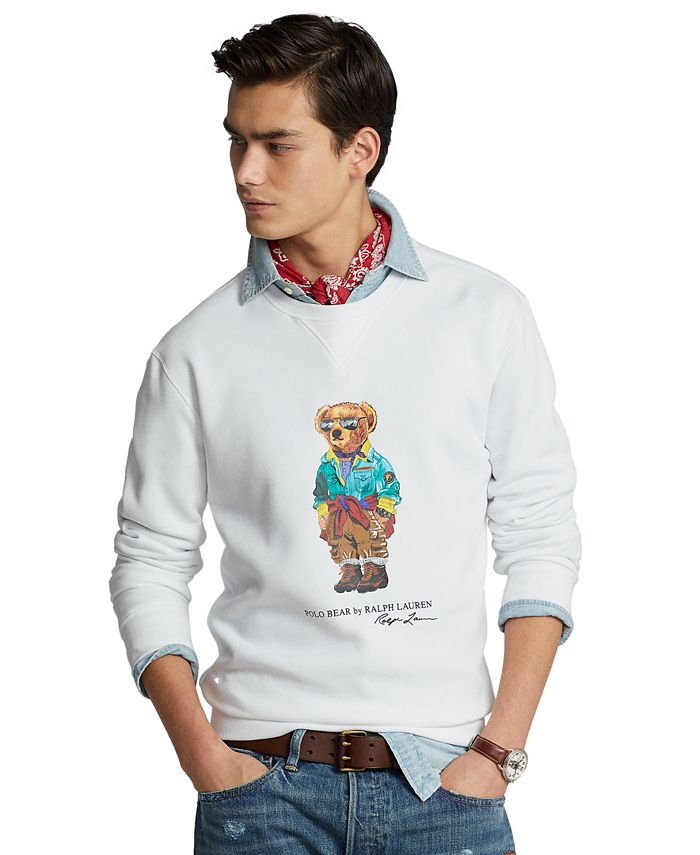 Polo Ralph Lauren Men's Polo Bear Fleece Sweatshirt & Reviews - Hoodies ...