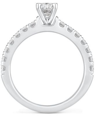 GIA Certified Diamond Engagement Ring (1 ct. t.w.) in 14k White Gold