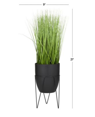 Contemporary Tall Wheatgrass Artificial Plant, 21.4"