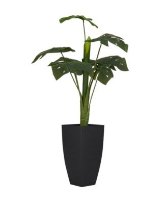 Contemporary Monstera Artificial Plant, 26.5"