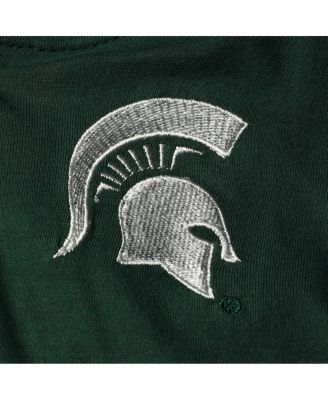 Toddler Boys Green and Heathered Gray Michigan State Spartans Poppies Hoodie and Sweatpants Set