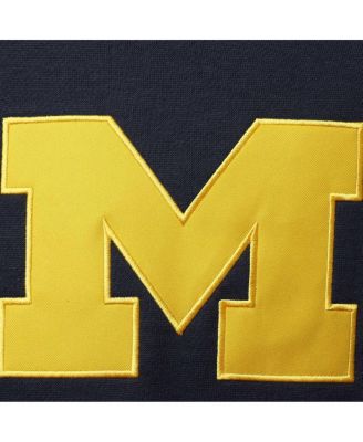 Women's Navy Michigan Wolverines Big Logo Team Pullover Hoodie
