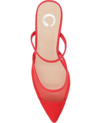 Women's Allana Mesh Kitten Heel Mules