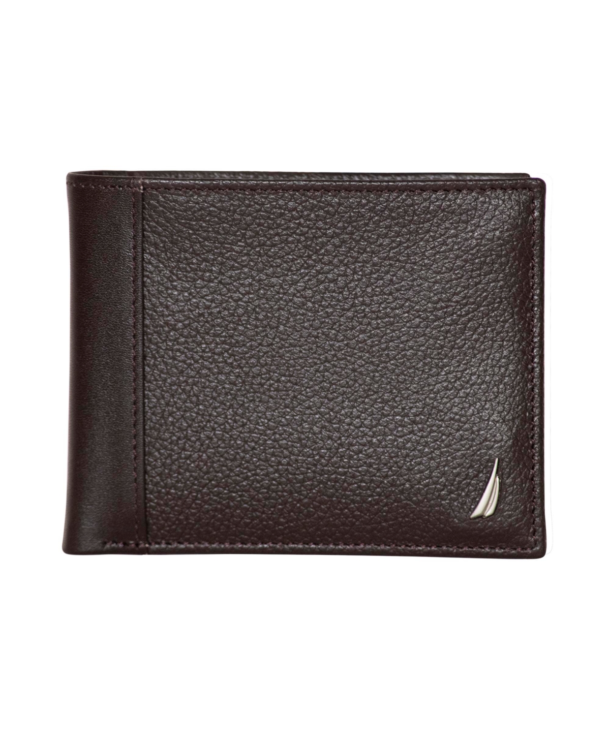 Men's Bifold Leather Wallet - Brown