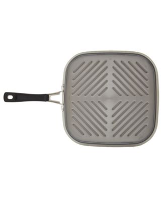 Cook + Create Hard Anodized Nonstick Deep Grill Pan, 11"