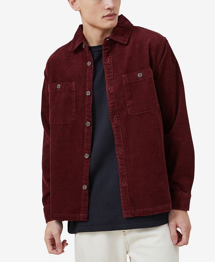 COTTON ON Men's Heavy Long Sleeve Over Shirt Jacket - Macy's