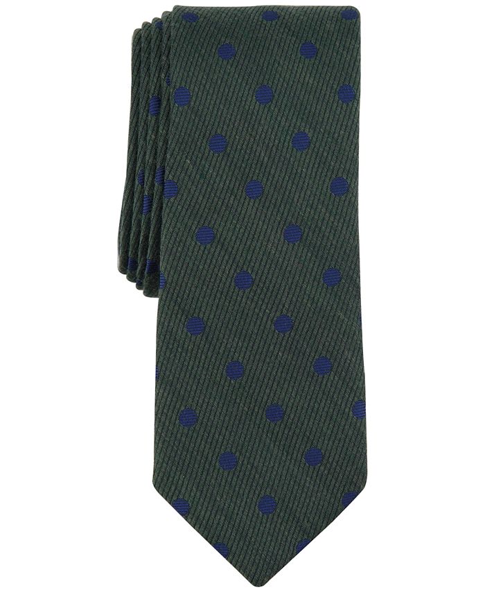 Bar III Men's Blyth Dot-Print Tie, Created for Macy's - Macy's