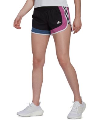 adidas - Women's Marathon 20 Colorblocked Pull-On Running Shorts