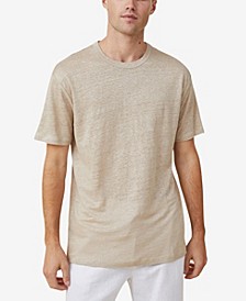 Men's Loose Fit Linen T-shirt